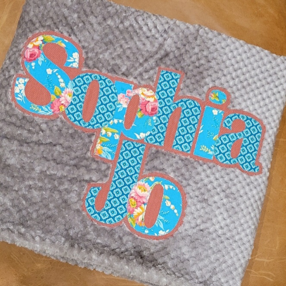 Personalized Custom Name Blanket Throw Great Gift - Picture 5 of 6